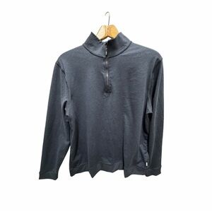 Vuori Blue/Gray quarter zip Pullover XL EUC